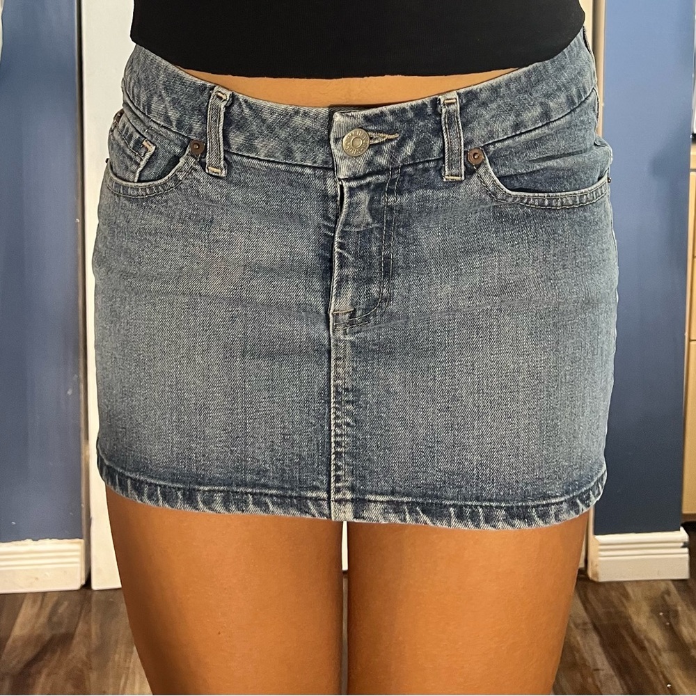 Denim Mini Skirt